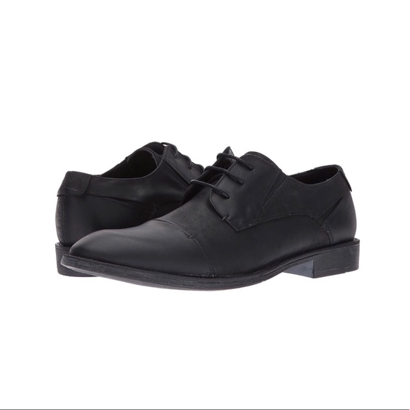 Steve Madden Other - Steve Madden Quantum Black Leather Dress Shoes 9.5